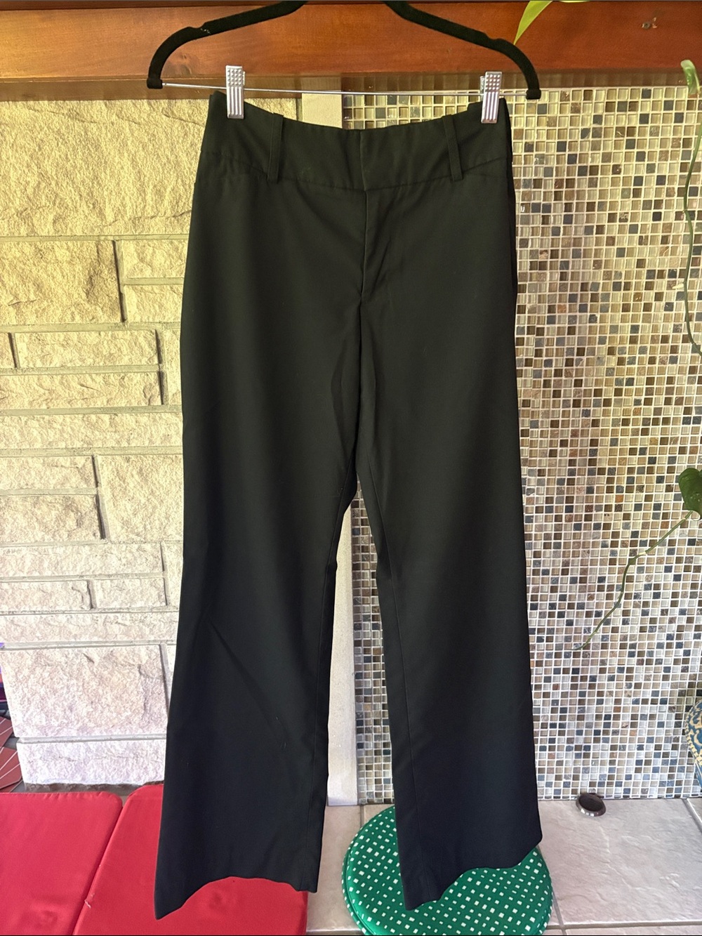 Mossino Women’s Straight Leg Black Dress Pants